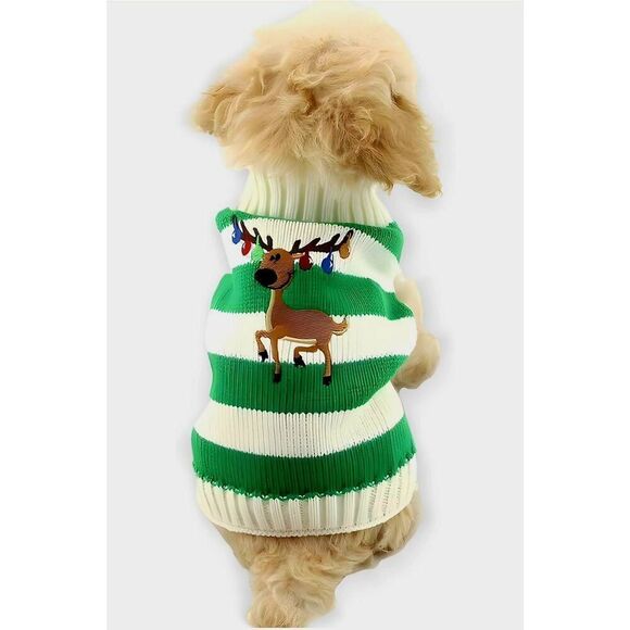 NWT DELIFUR HOLIDAY DOG SWEATER - Picture 1 of 6